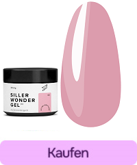 Verlängerungsgel Siller UV-LED One Phase Wonder Gel Nr. 3 rosa 30 ml